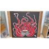 Image 1 : ORIGINAL OIL ON CANVAS BY F. ANDERSON JR TITLED "HEILTSUK OCTOPUS 'THE SPIRIT'" 48" X 48"