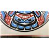Image 2 : FRAMED LEP (53/200) BY E.A. HUNT TITLED "KWAKIULT THUNDERBIRD IN MOON" 22" X 22"