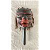 Image 1 : HAND CARVED FIRST NATIONS WILD WOMAN RATTLE ARTIST TOM HUNT
