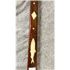 Image 2 : IVORY, WOOD AND LEATHER INUIT DOG SLED WHIP