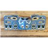 Image 1 : EAGLE MASK & PLAQUE BY METIS ARTIST PASCAL PELLITIER 60.5" X 22"