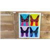 Image 1 : ARTIST SIGNED LEP (41/100) TITLED "BUTTERFLY" 14.5" X 16.5"