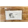Image 1 : ARTIST SIGNED ORIGINAL PENCIL ON PAPER 14" X 8"