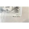 Image 2 : ARTIST SIGNED ORIGINAL PENCIL ON PAPER 11" X 7"