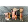 Image 1 : 3 ASSORTED BONE CARVINGS