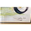 Image 2 : FRAMED FIRST NATIONS ORIGINAL ACRYLIC ON PAPER BY ROBERT KAKAYGEESICK JR. 13" X 16"