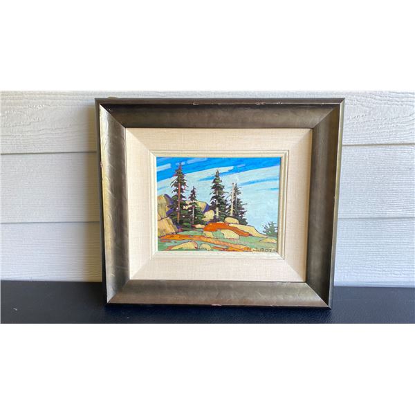 NICHOLAS BOTT (1941 - 2021) FRAMED ORIGINAL OIL PAINTING  AT PARKRIDGE  APPROX. 8 X 10 