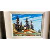Image 2 : NICHOLAS BOTT (1941 - 2021) FRAMED ORIGINAL OIL PAINTING "AT PARKRIDGE" APPROX. 8"X 10"