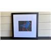 Image 1 : FRAMED LIMITED EDITION HAND-PULLED SERIGRAPH PRINT "OYSTERCATCHER-SQADANG III" BY APRIL WHITE