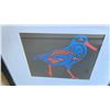 Image 2 : FRAMED LIMITED EDITION HAND-PULLED SERIGRAPH PRINT "OYSTERCATCHER-SQADANG III" BY APRIL WHITE