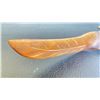 Image 3 : NORTHWEST COAST FIRST NATIONS CARVED RED CEDAR EAGLE FEATHER APPROX. 14" X 2"