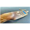 Image 4 : NORTHWEST COAST FIRST NATIONS CARVED RED CEDAR EAGLE FEATHER APPROX. 14" X 2"