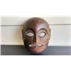 Image 1 : CARVED WOODEN ABORIGINAL FACE MASK (ORIGIN UNKNOWN) APPROX. 8" X 6 1/2"