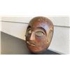 Image 2 : CARVED WOODEN ABORIGINAL FACE MASK (ORIGIN UNKNOWN) APPROX. 8" X 6 1/2"