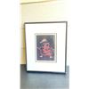 Image 1 : RICHARD SHORTY FRAMED PRINT "WOLF DANCER" APPROX 13 1/2" X 11"