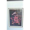 Image 2 : RICHARD SHORTY FRAMED PRINT "WOLF DANCER" APPROX 13 1/2" X 11"