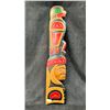 Image 1 : HAND CARVED FIRST NATIONS PLAQUE BY RICHARD KRAWCHUCK TITLED "EAGLE & CHIEF"