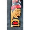 Image 2 : HAND CARVED FIRST NATIONS PLAQUE BY RICHARD KRAWCHUCK TITLED "EAGLE & CHIEF"