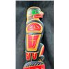 Image 3 : HAND CARVED FIRST NATIONS PLAQUE BY RICHARD KRAWCHUCK TITLED "EAGLE & CHIEF"