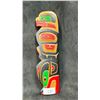 Image 3 : 2 HAND CARVED FIRST NATIONS PLAQUES BY RICHARD KRAWCHUCK