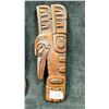 Image 3 : 2 HAND CARVED FIRST NATIONS PLAQUES BY RICHARD KRAWCHUCK