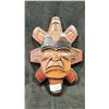 Image 1 : HAND CARVED FIRST NATIONS SUN MASK BY SONNY WILSON TITLED "KHATEL"