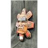 Image 2 : HAND CARVED FIRST NATIONS SUN MASK BY SONNY WILSON TITLED "KHATEL"
