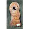 Image 1 : HAND CARVED FIRST NATIONS PLAQUE BY RICHARD BAKER TITLED "RAVEN" 11" X 5"