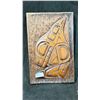 Image 2 : 2 HAND CARVED FIRST NATIONS PLAQUES BY RICHARD CAMPBELL
