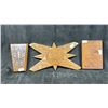 Image 1 : 3 HAND CARVED FIRST NATIONS PLAQUES BY VARIOUS ARTISTS