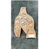 Image 2 : 3 HAND CARVED FIRST NATIONS PLAQUES BY VARIOUS ARTISTS