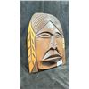 Image 2 : HAND CARVED FIRST NATIONS PLAQUE BY DARCY JOSEPH 9" X 7"
