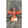 Image 2 : 4 HAND CARVED FIRST NATIONS TOTEM POLES BY VARIOUS ARTISTS