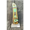 Image 1 : HAND CARVED FIRST NATIONS PLAQUE BY GREG JOSEPH TITLED "WOLF CHANGING TO MAN"