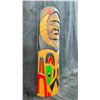 Image 3 : HAND CARVED FIRST NATIONS PLAQUE BY RICHARD KRAWCHUCK TITLED "CHIEF, EAGLE & SEA LION" 13.5" X 4.5"