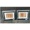 Image 1 : 2 FRAMED FIRST NATIONS PRINTS 9" X 7"