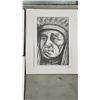 Image 3 : ASSORTED FIRST NATIONS GRAPHITE ON CANVAS ARTWORK