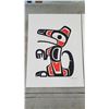 Image 2 : FIRST NATIONS ORIGINAL CANVAS ARTWORK BY ALEX GIROUX TITLED "SUN" & "WOLF"