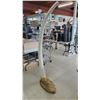 Image 2 : FAUX MAMMOTH TUSK ON ORNATE STAND 75" HIGH
