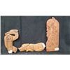 Image 1 : 3 HAND CARVED FIRST NATIONS PLAQUES BY ASSORTED ARTISTS