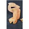 Image 3 : 3 HAND CARVED FIRST NATIONS PLAQUES BY ASSORTED ARTISTS