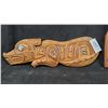 Image 4 : 3 HAND CARVED FIRST NATIONS PLAQUES BY ASSORTED ARTISTS