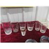 Image 4 : Crystal/Cut Glassware : Mini Mugs, Shot Glasses, 