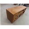 Image 2 : Pine TV Stand 63'' x 19 1/2'' x 27'' 