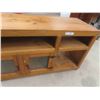 Image 5 : Pine TV Stand 63'' x 19 1/2'' x 27'' 