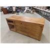 Image 8 : Pine TV Stand 63'' x 19 1/2'' x 27'' 