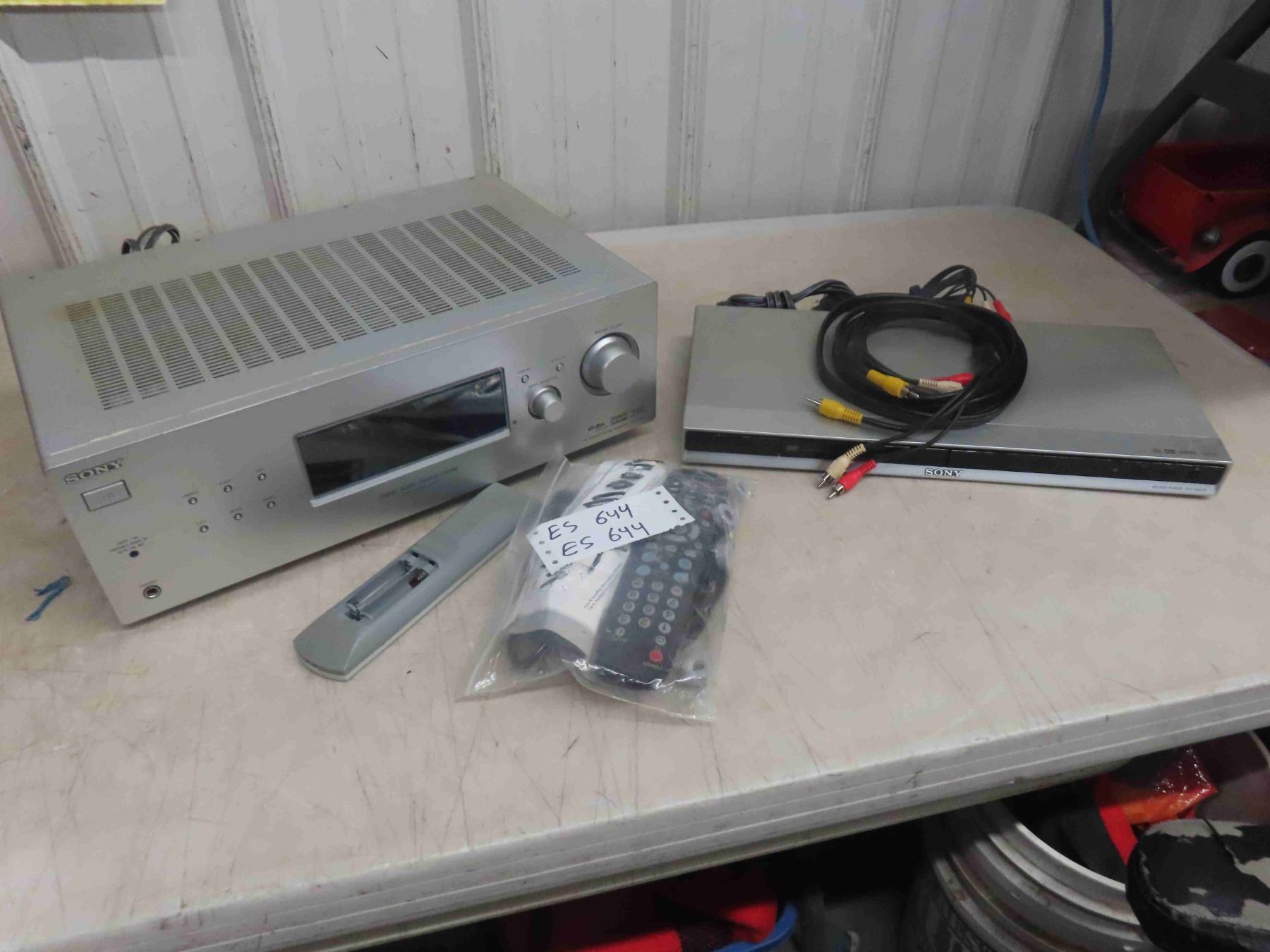 Sony AM/FM Receiver Model STR-K790 , Sony DVD Player