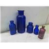Image 3 : Vintage Bottles, Creamer with Cup, Cobalt Blue, Sampler Size 