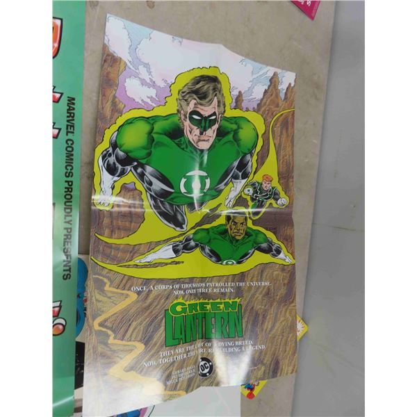 Comics, Posters : Green Lantern, Hawk Word, Mighty Marvel