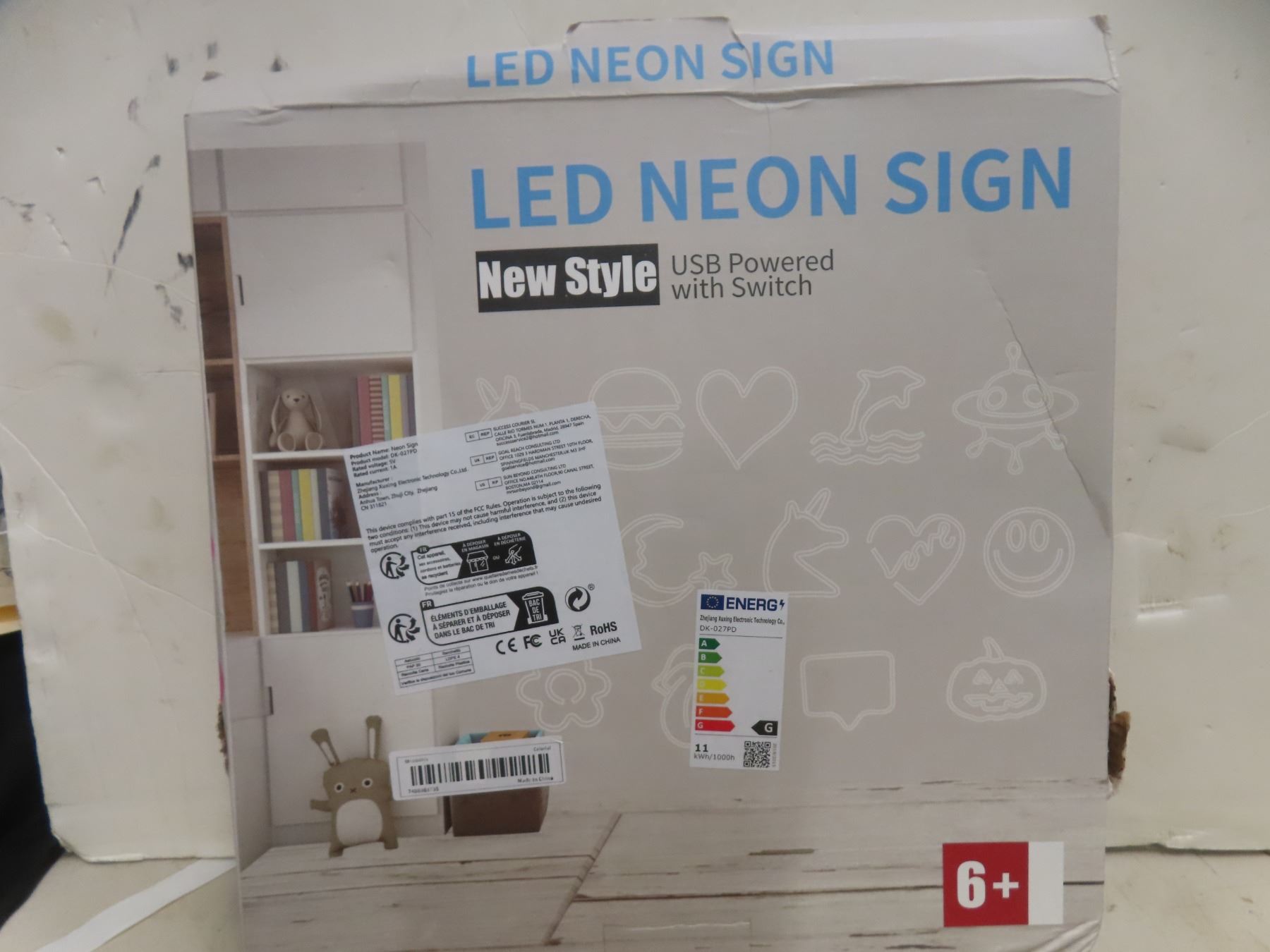 Neon Sign Led Box LED Neon Sign , New in Box